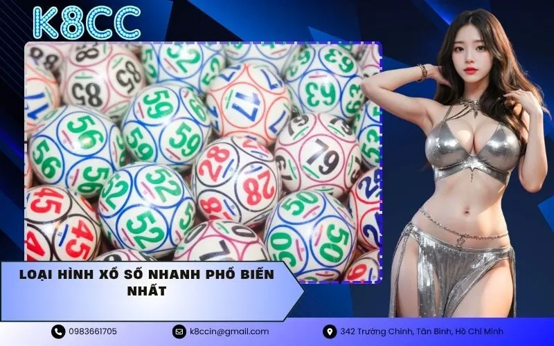 loại hình xổ số nhanh phổ biến nhất